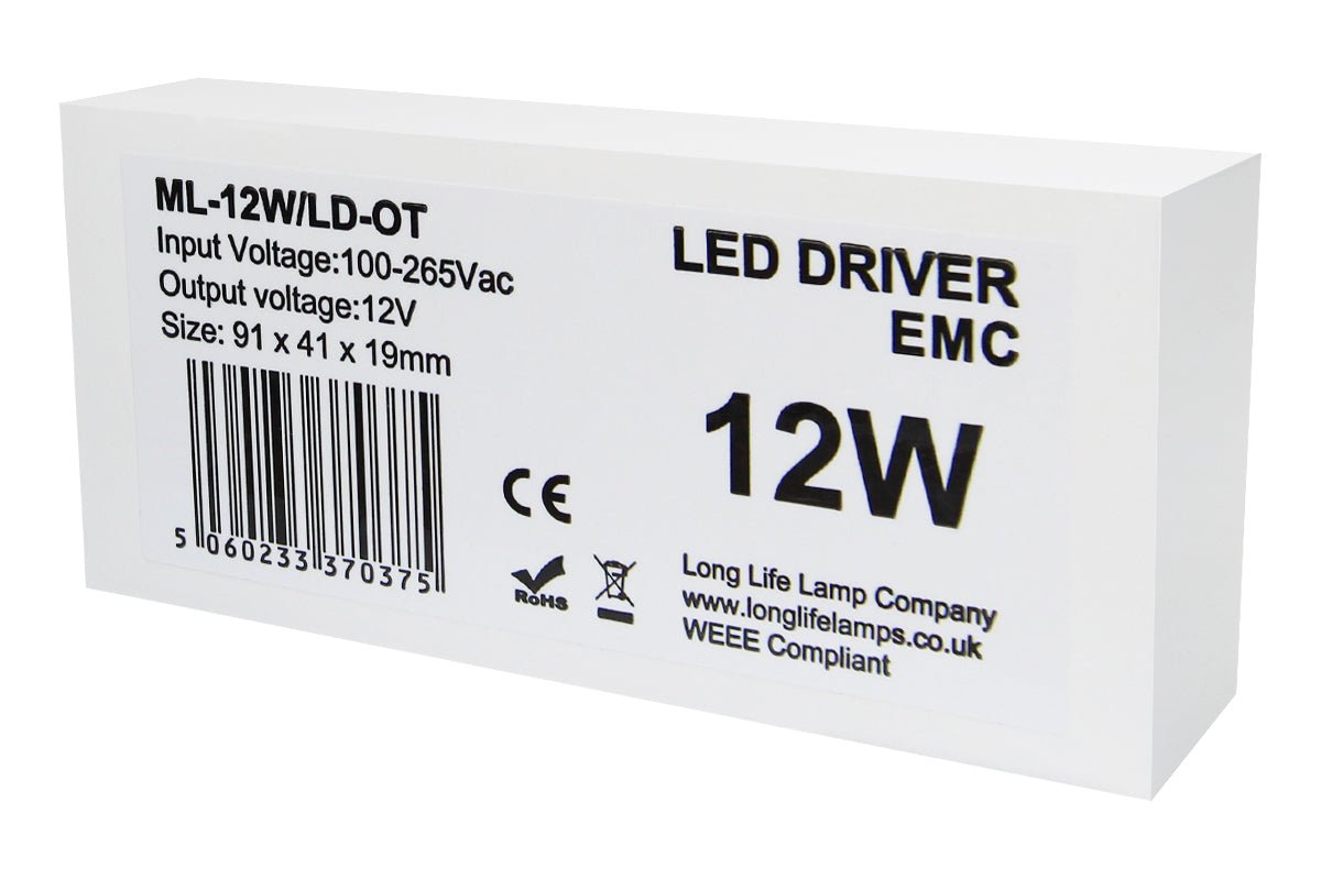 12w LED Driver for MR11 & MR16 - Energy Light Bulbs - Free delivery on all orders