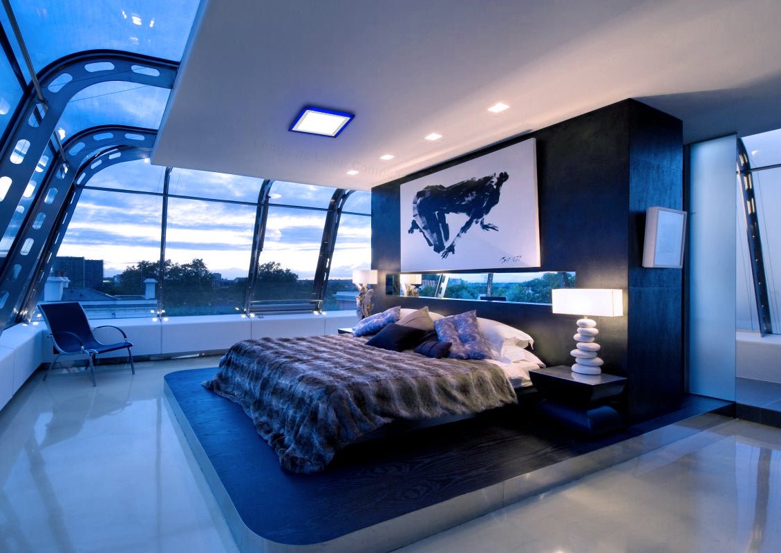 18w + 6w Square Recessed LED Ceiling Panel Light Dual Colour Cool White/Blue - Energy Light Bulbs - Free delivery on all orders