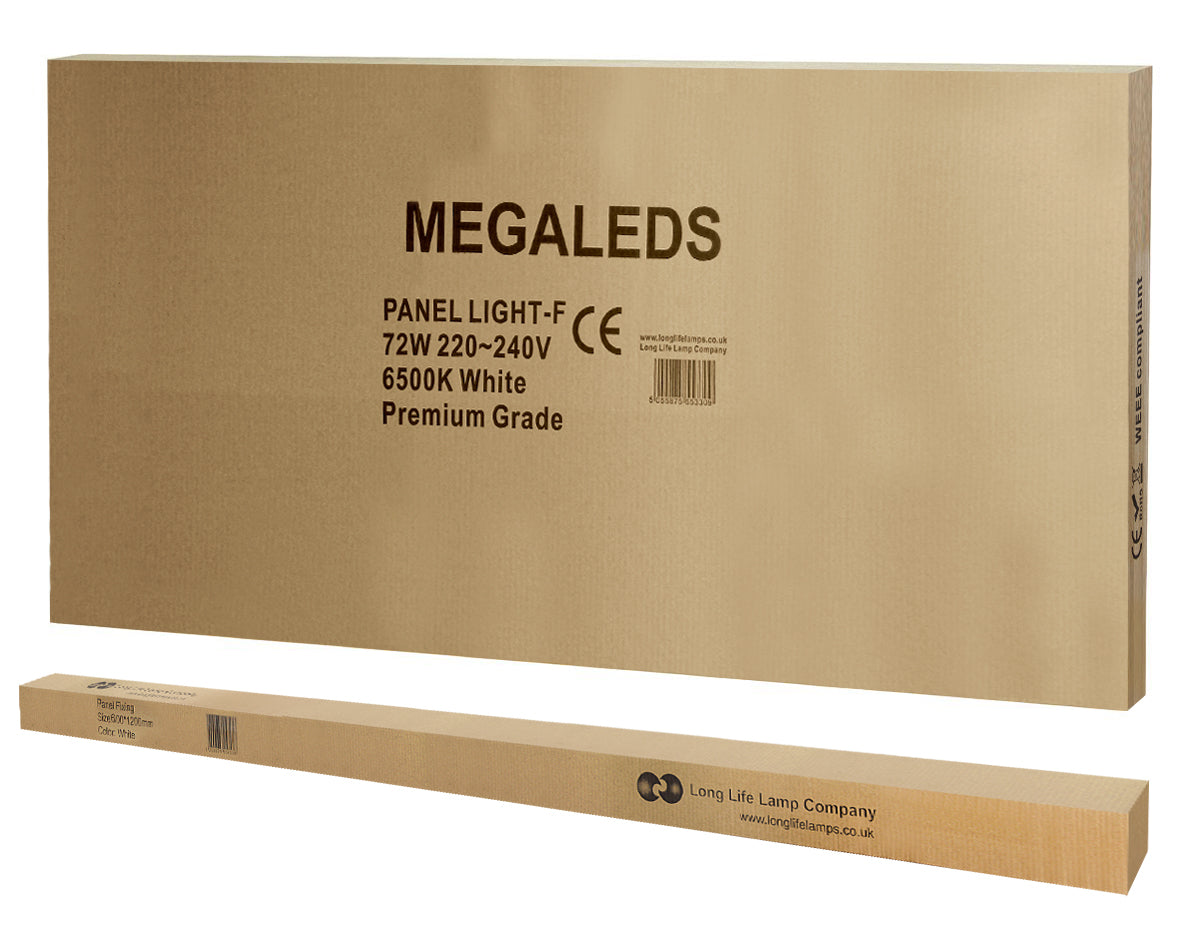 72w Surface Mount LED Ceiling Panel 1200 x 600 Cool White 6500K - Free delivery on all orders