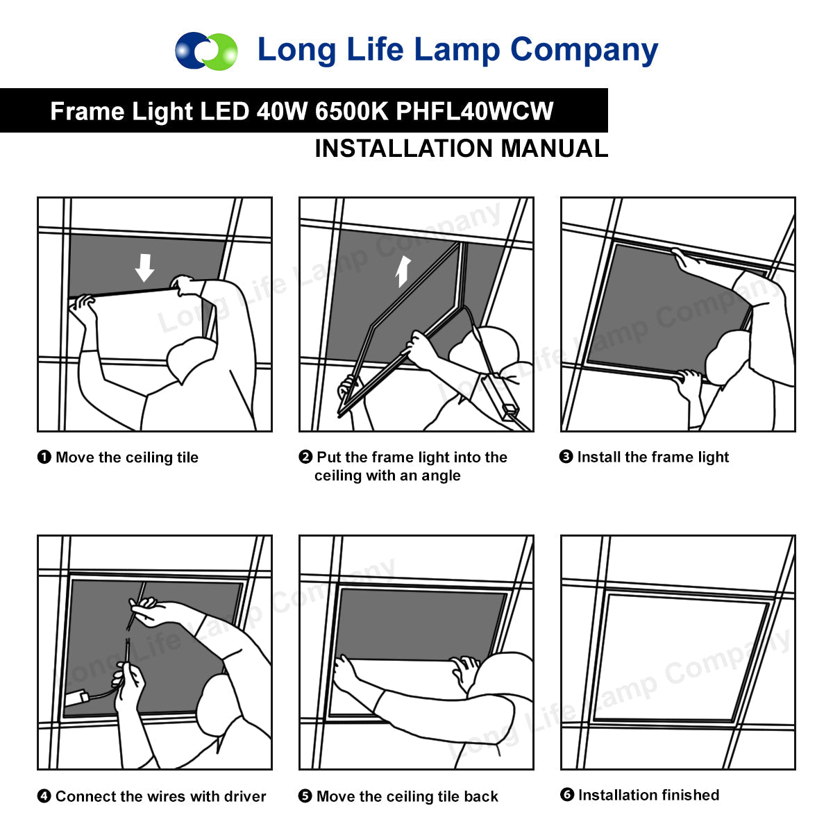 2 x 40w LED Recessed Ceiling Panel Frame Border Edge Light Cool White 6500k 600 x 600 - Energy Light Bulbs - Free delivery on all orders