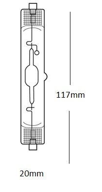 35w, 70w Ceramic Metal Halide RX7s Tubular Lamp 3000k - Energy Light Bulbs - Free delivery on all orders
