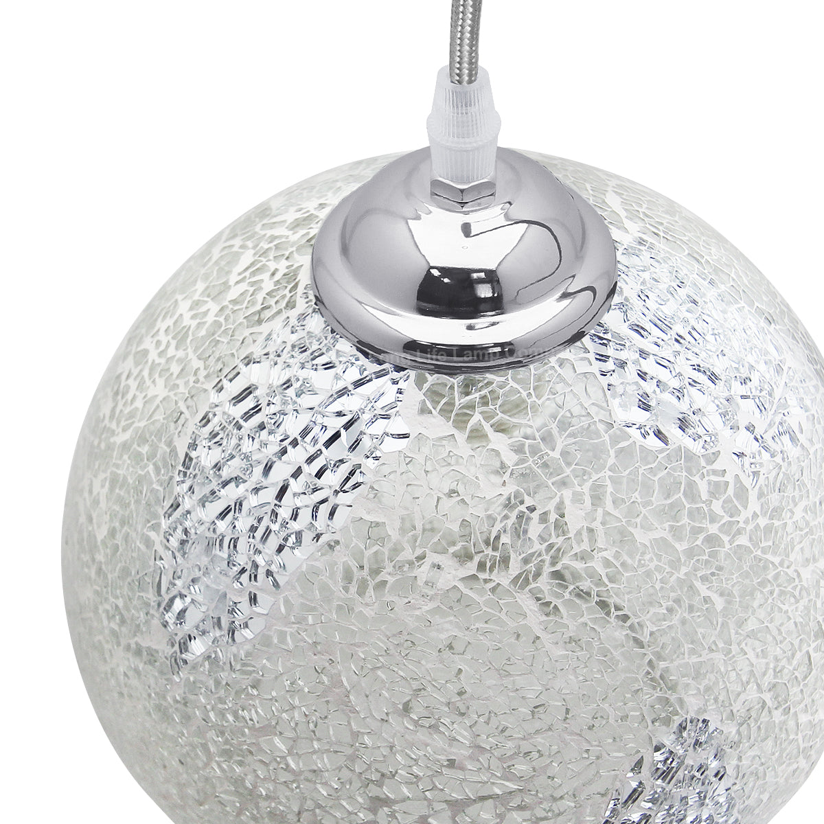 Vintage Glass Globe Ceiling Hanging Pendant Light Shade Mosaic Lighting