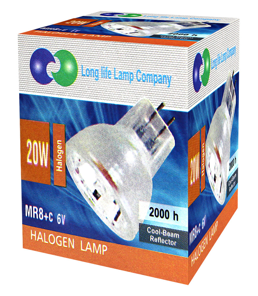 MR8 Halogen Bulb 20W 6V