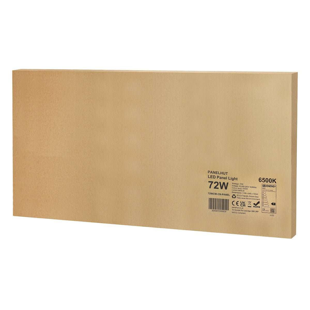 72w Cool White LED Ceiling Panel Light 1200 x 600 Flat Tile 6500k - Energy Light Bulbs - Free delivery on all orders
