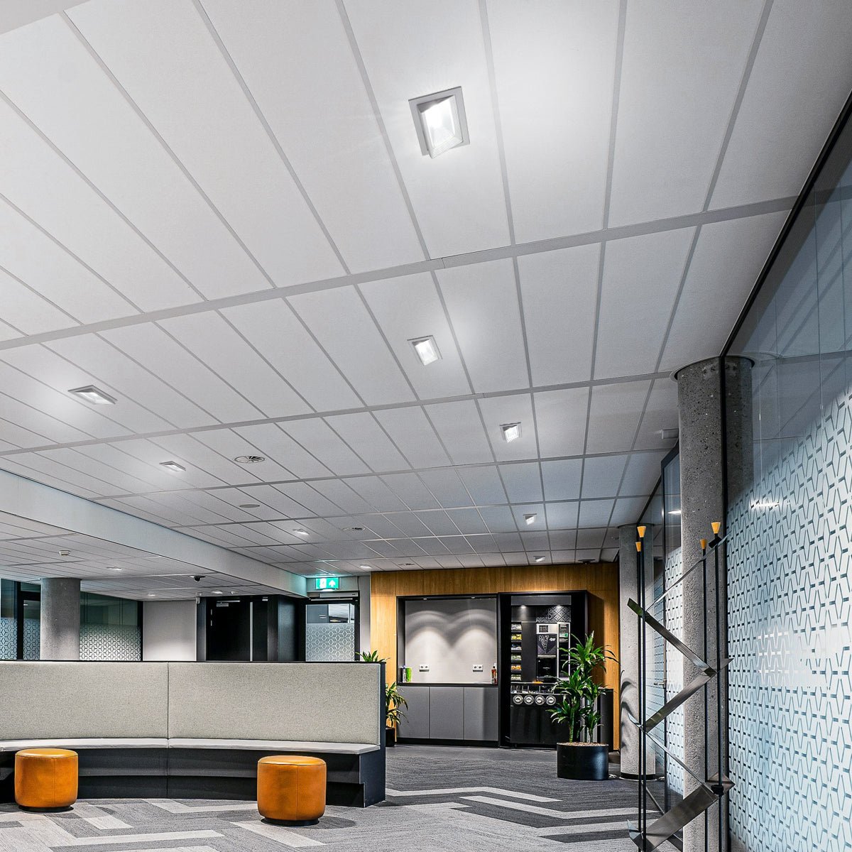 LED Rectangular Retail Ceiling Downlight Cool White 6000k Adjustable Beam Angle Recessed - Energy Light Bulbs - Free delivery on all orders