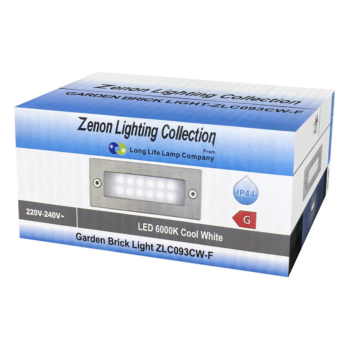 Mini 1.5w LED Cool White Outdoor Recessed Brick Light IP44 - Energy Light Bulbs - Free delivery on all orders