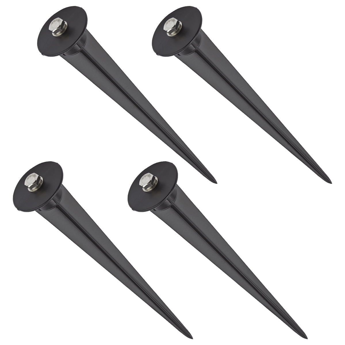 Outdoor Flood Light Spike 160mm Aluminium for Ground Mounting 2 Pack or 4 Pack