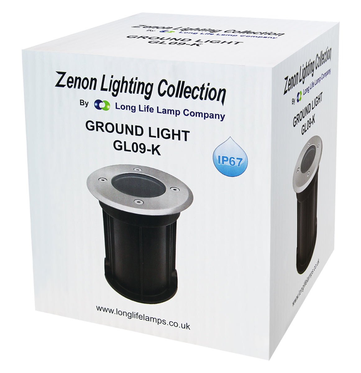 Outdoor Ground Walk Over Recessed Light Round IP67 Waterproof - Energy Light Bulbs - Free delivery on all orders