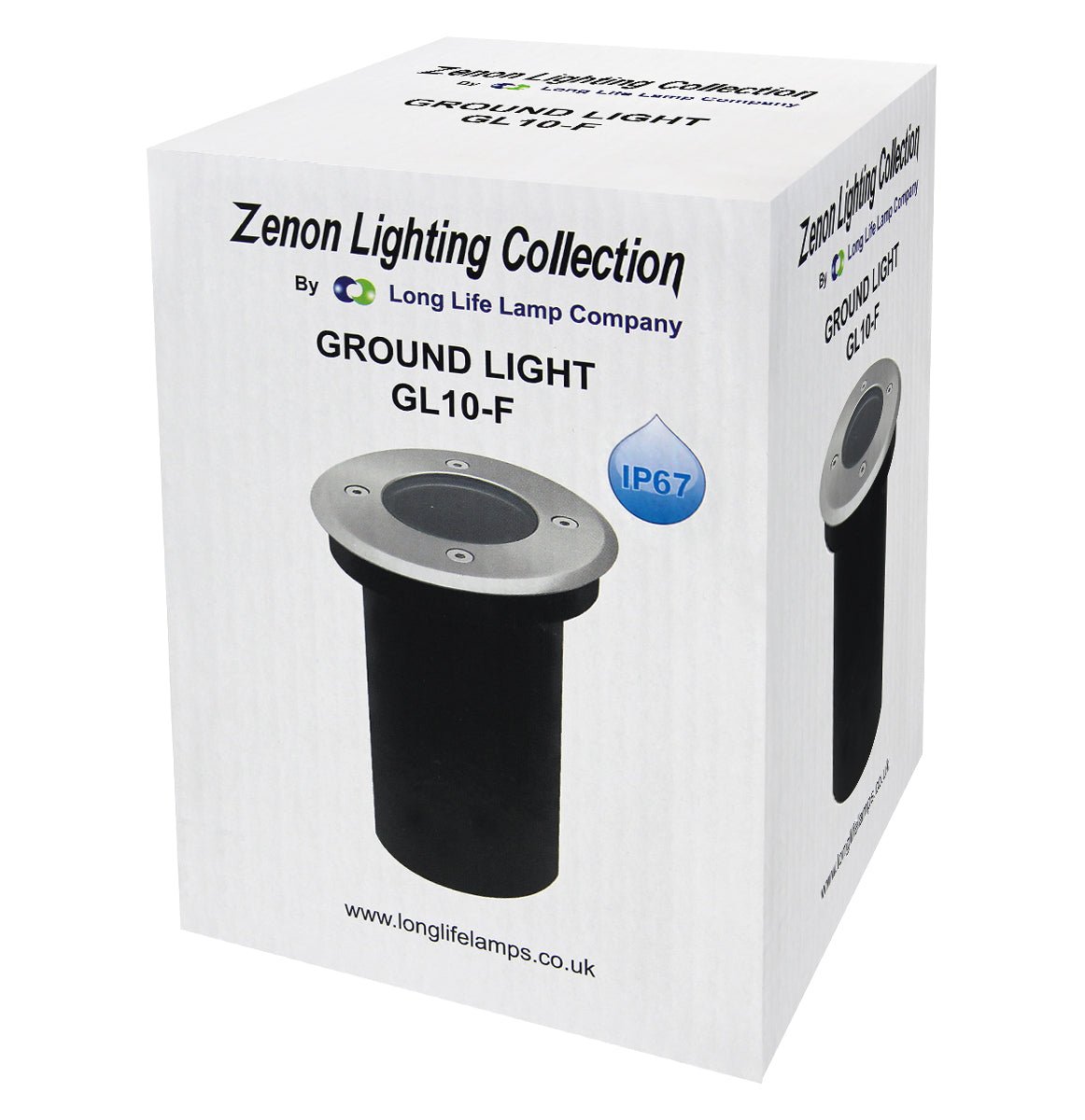 Outdoor Ground Walkover Lights GU10 IP67 Round Decking Light Stainless Steel - Energy Light Bulbs - Free delivery on all orders