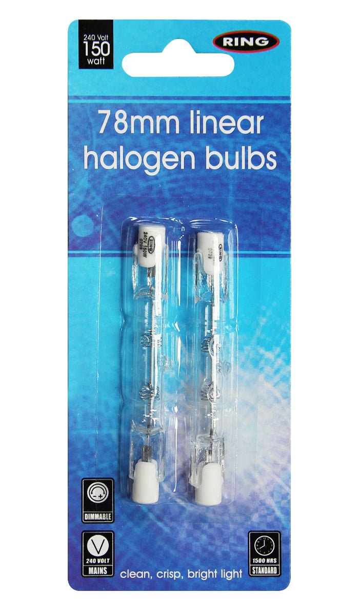 R7s J78 Halogen tube linear 150w - Energy Light Bulbs - Free delivery on all orders