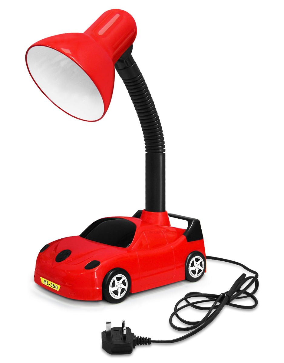Racing Car Desk Lamp Flexible Red and Black - Energy Light Bulbs - Free delivery on all orders