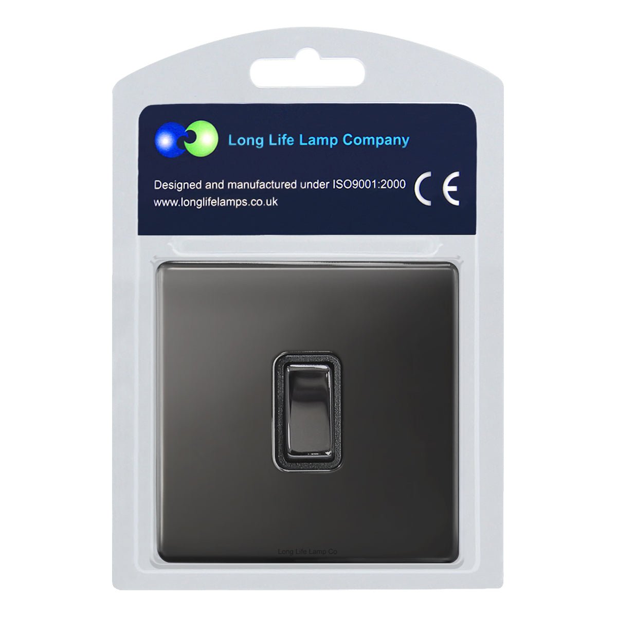 Single light Switch1 Gang 2 Way Black Nickel Wall Switch N302GME - Energy Light Bulbs - Free delivery on all orders