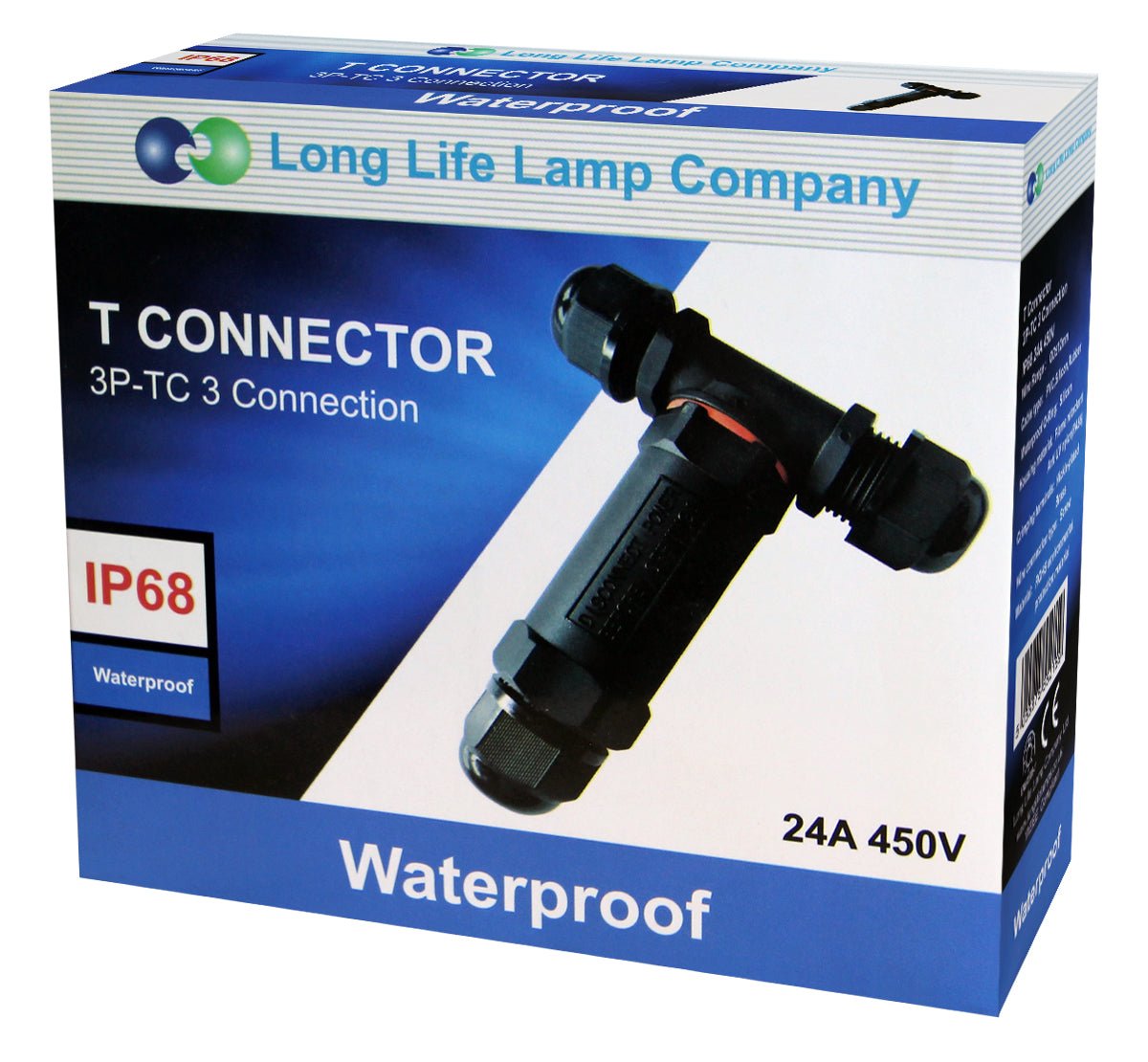 Waterproof T - Junction Underground Cable Line Protection Sleeve Connectors IP68 - Energy Light Bulbs - Free delivery on all orders