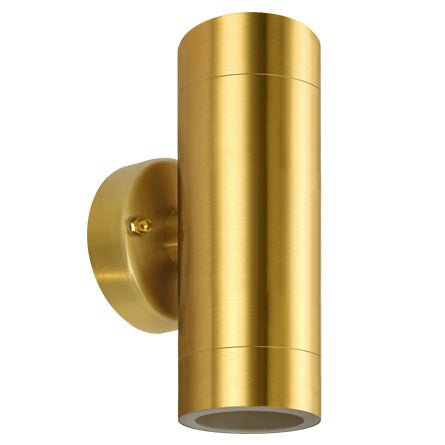 Brass Double Wall Lights - Energy Light Bulbs