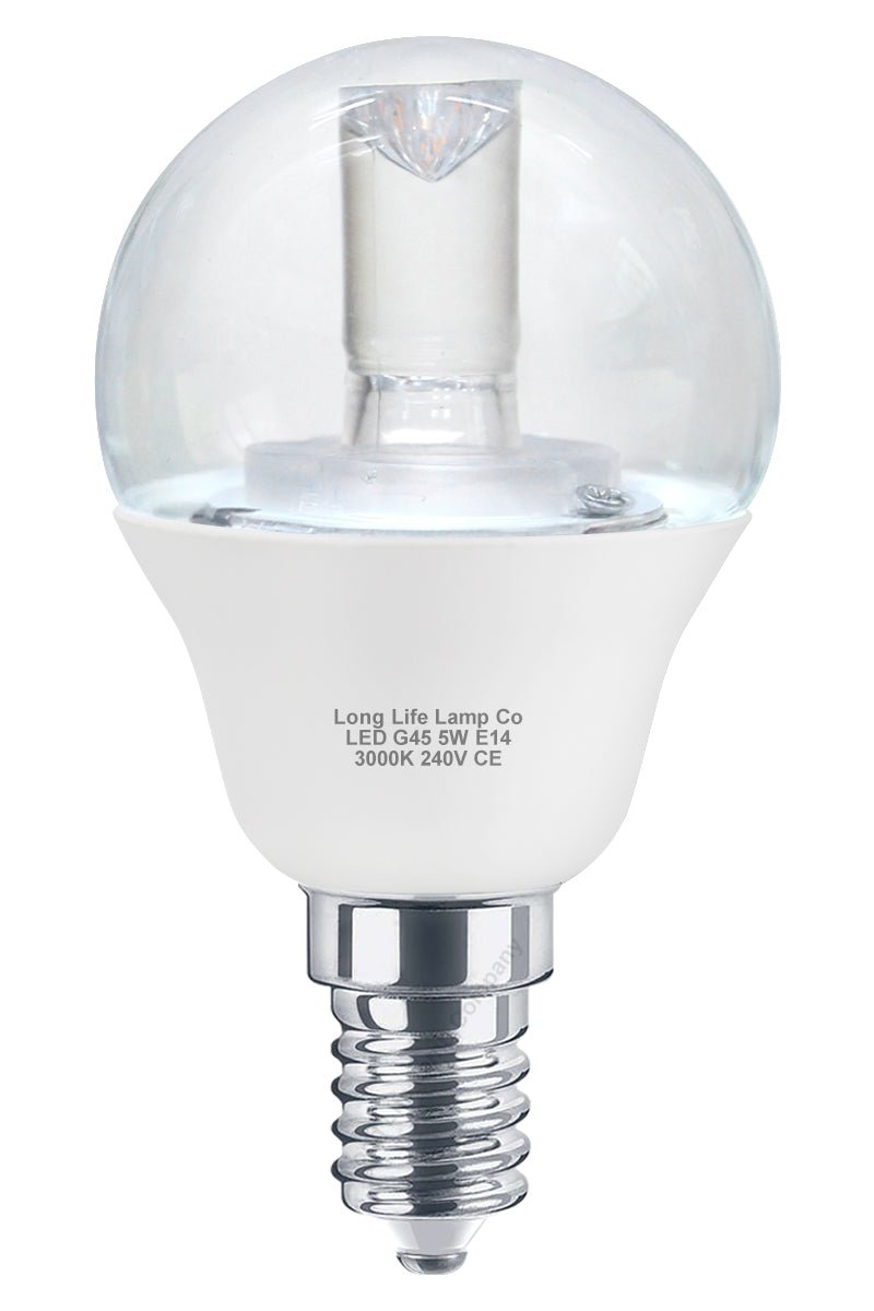 Clear Glass Golf Balls - Energy Light Bulbs