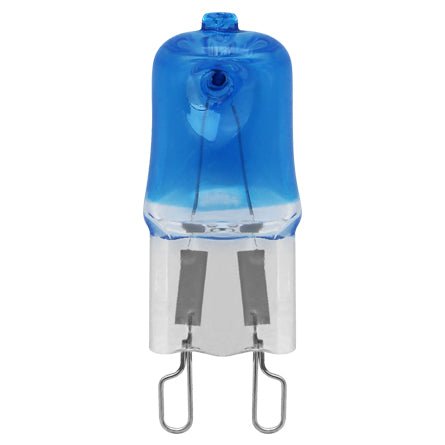 G9 Halogen Bulb Blue Glass 240v - Energy Light Bulbs