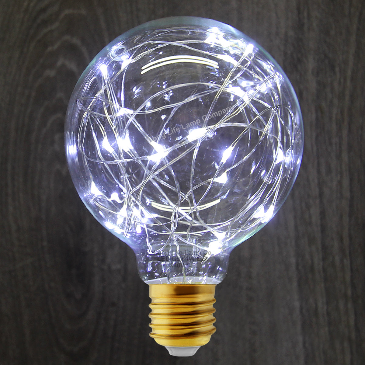 1w E27 LED Globe Decorative Light Bulb Cool White G95 - Free delivery on all orders