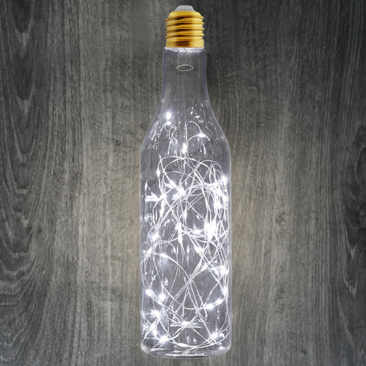 1w Glass LED Bottle Cool White Fairy String Decorative Filament Light Bulb E27 Edison Screw