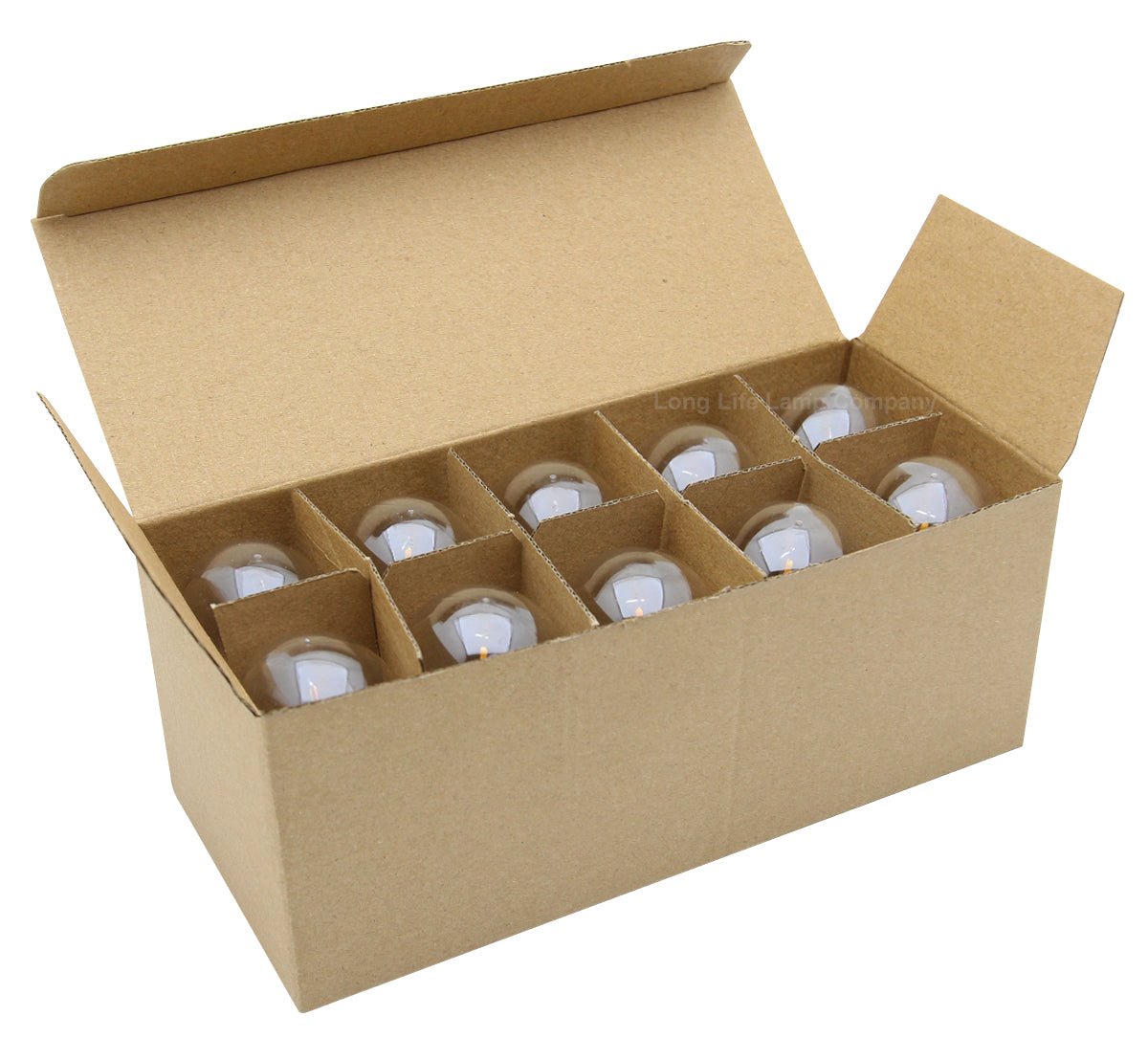 10 Pack 1w LED Coloured Lights Bulbs Edison Screw E27 Vintage Filament Decorative Festoon Lamps - Energy Light Bulbs - Free delivery on all orders