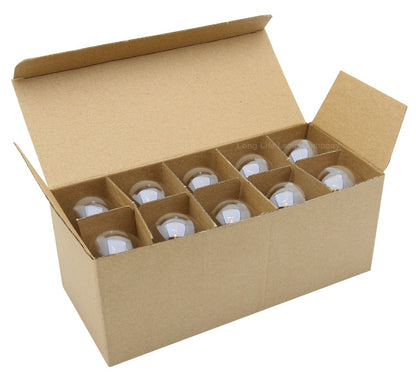 10 Pack 1w LED Coloured Lights Bulbs Edison Screw E27 Vintage Filament Decorative Festoon Lamps - Energy Light Bulbs - Free delivery on all orders