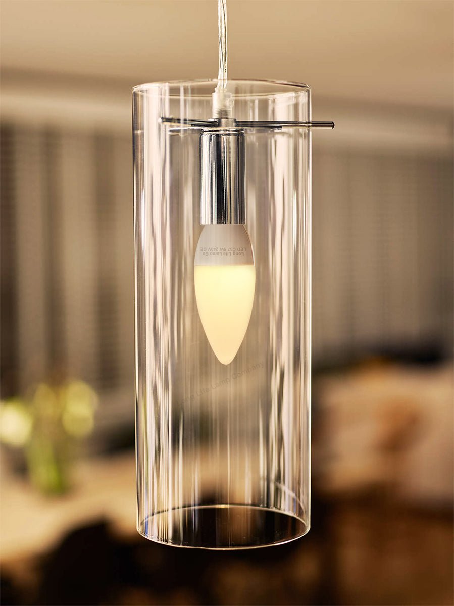 10 PACK 5W Energy Saving C37 LED Candle Light Bulb 3000K B22 - Energy Light Bulbs - Free delivery on all orders