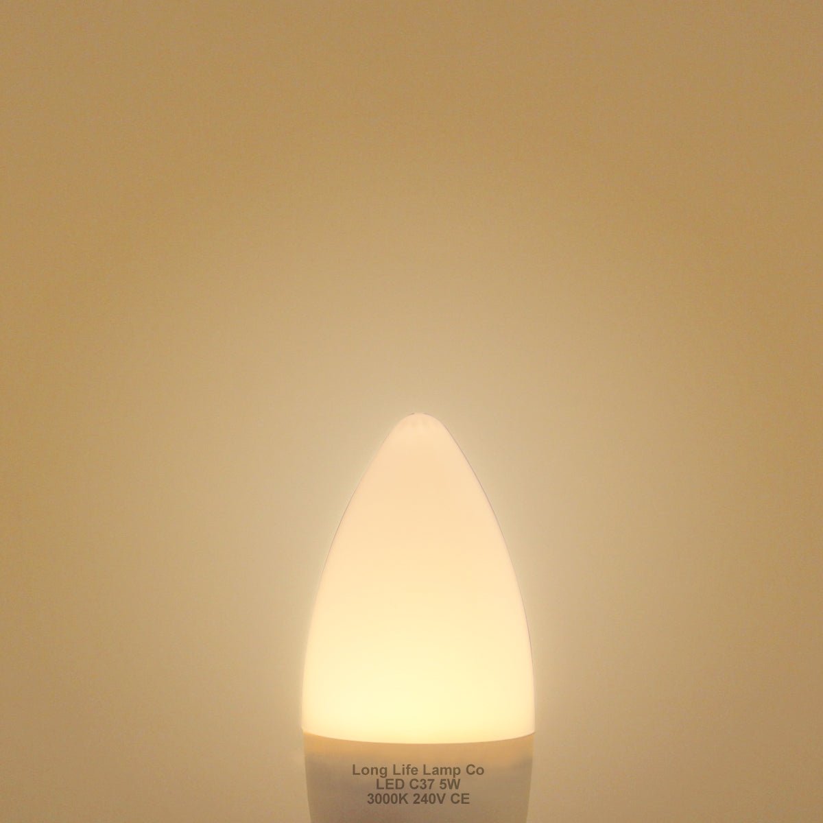 10 PACK 5W Energy Saving C37 LED Candle Light Bulb 3000K E14 - Energy Light Bulbs - Free delivery on all orders