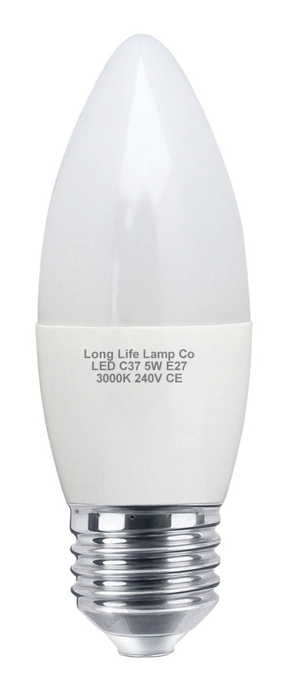 10 PACK 5W Energy Saving C37 LED Candle Light Bulb 3000K E27 - Energy Light Bulbs - Free delivery on all orders