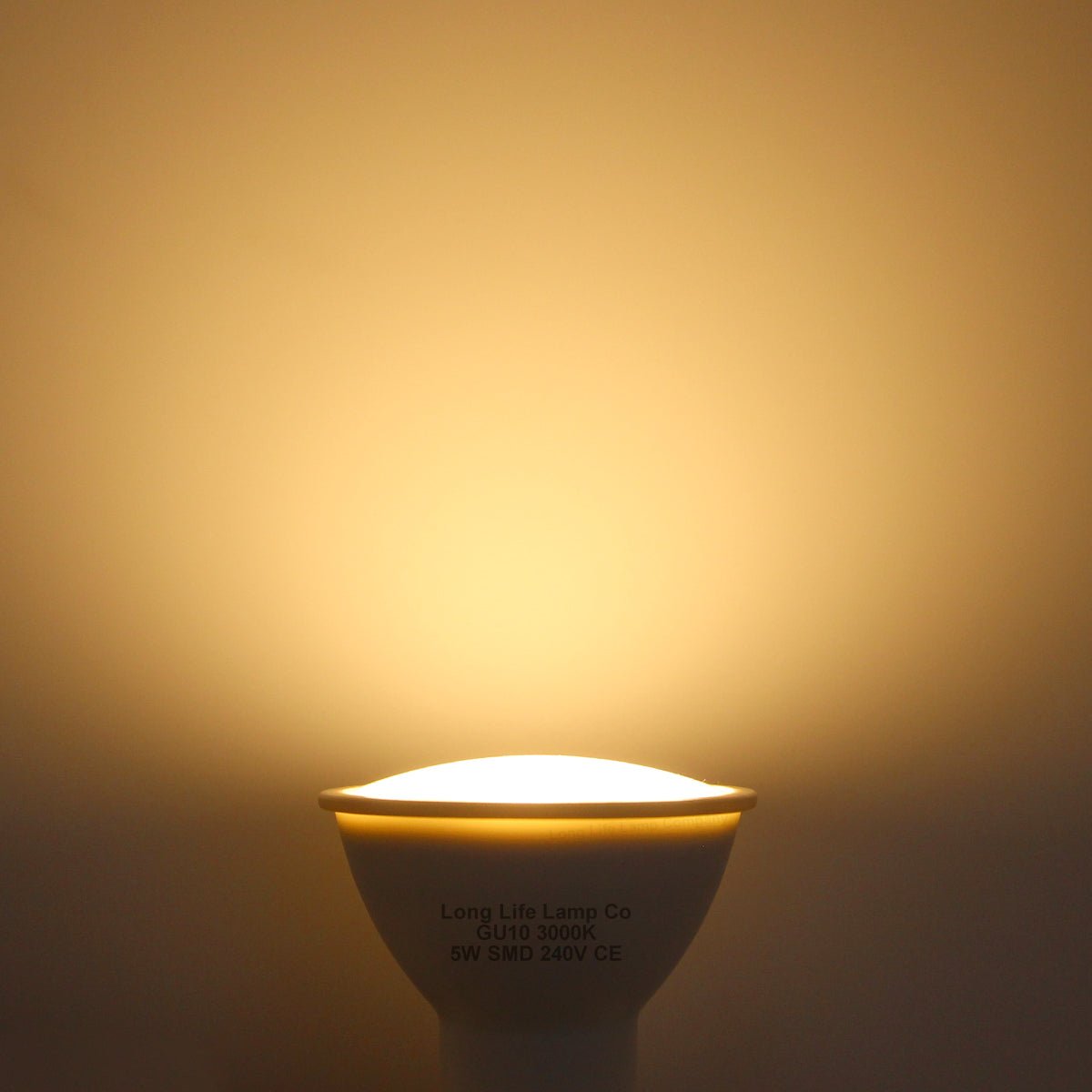 10 Pack 5w SMD LED GU10 High Brightness Warm White 3000K - Energy Light Bulbs - Free delivery on all orders