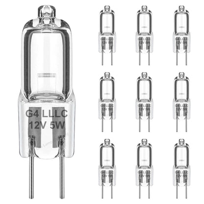 10 Pack G4 Halogen Light Bulb 5w 12v - Energy Light Bulbs - Free delivery on all orders
