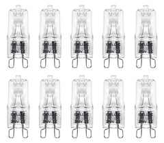 10 X G9 ECO 28W=40W Clear Halogen Light Bulbs 240V