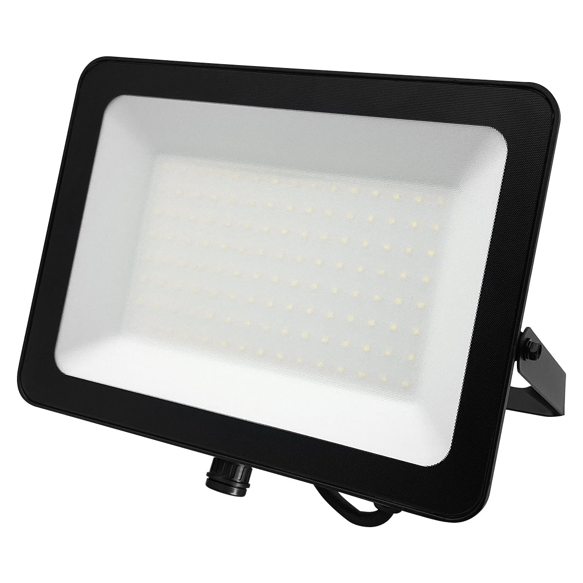 100W LED Floodlight Black Cool White 6500K with Detachable PIR Sensor - Energy Light Bulbs - Free delivery on all orders