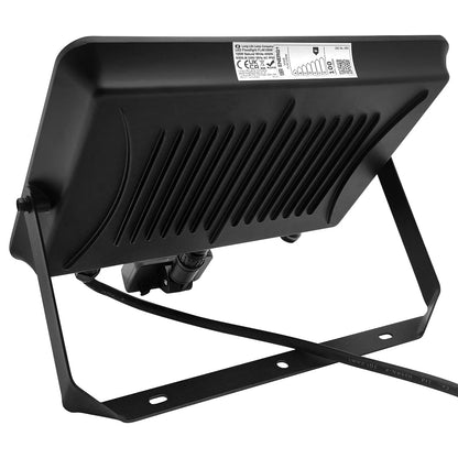 100W LED Floodlight Black Natural White 4000K with Detachable PIR Sensor - Energy Light Bulbs - Free delivery on all orders