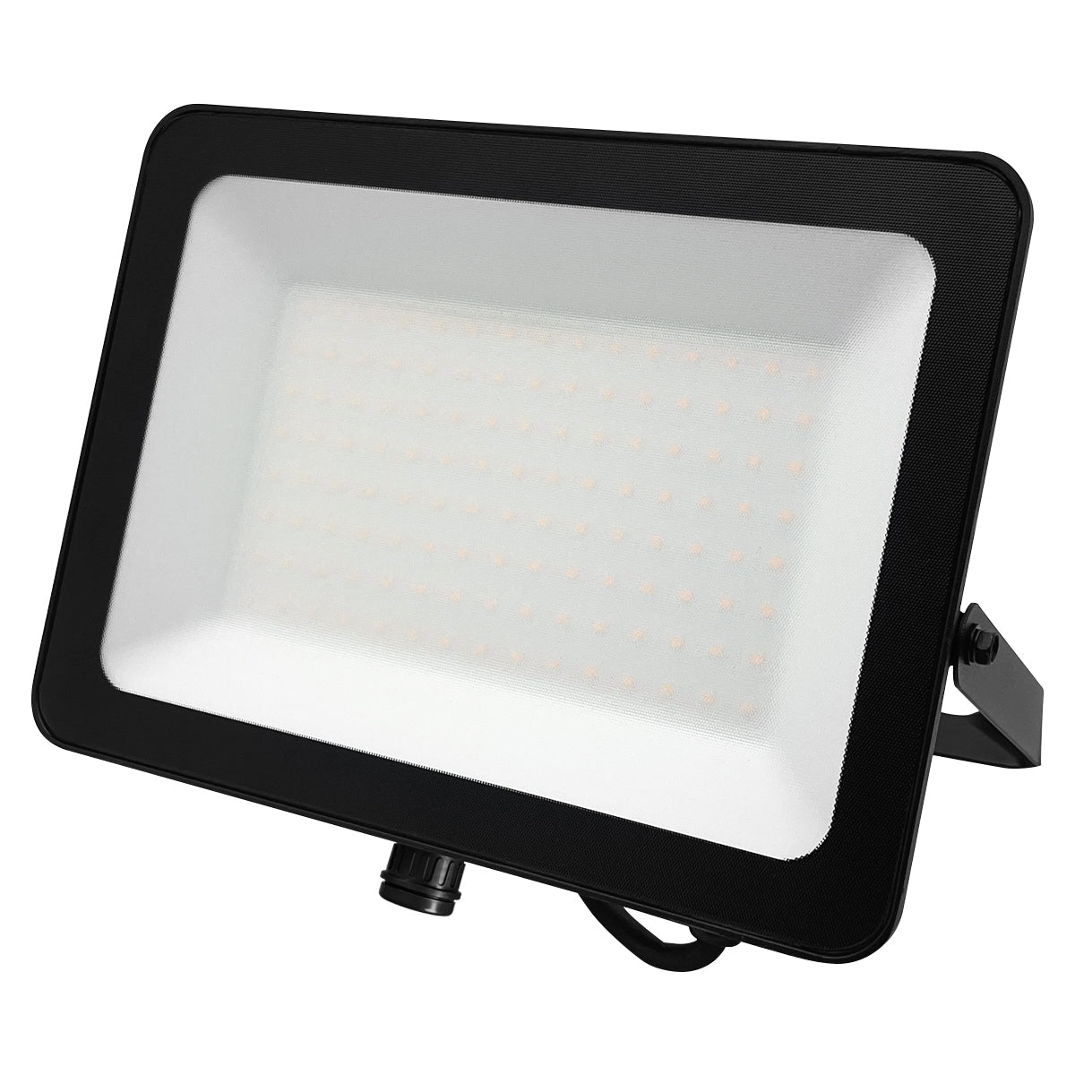 100W LED Floodlight Black Natural White 4000K with Detachable PIR Sensor - Energy Light Bulbs - Free delivery on all orders