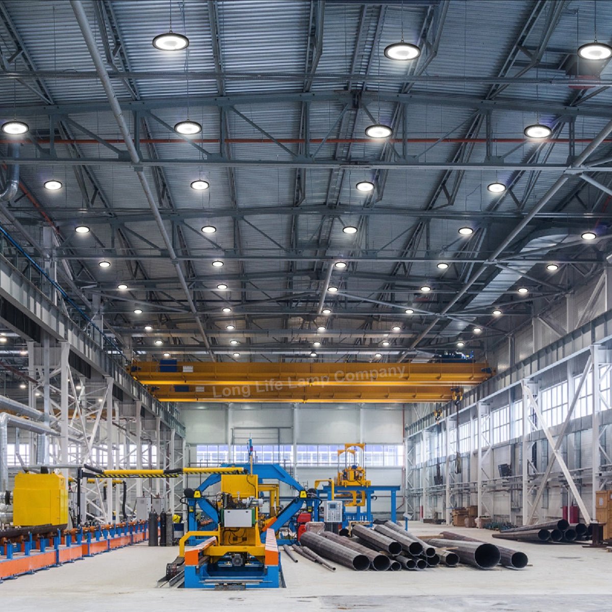 100w LED High Bay UFO Light IP65 For Warehouse Workshops Canopy - Energy Light Bulbs - Free delivery on all orders