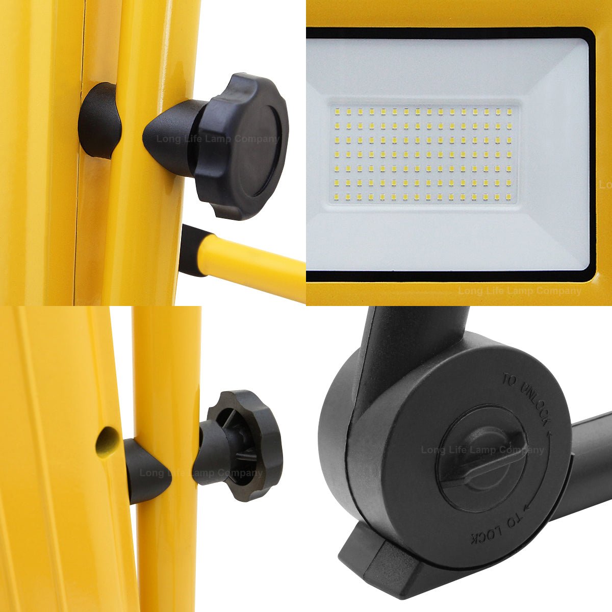 100W LED Portable Flood Work Light 240V IP65 6000K - Energy Light Bulbs - Free delivery on all orders