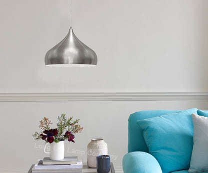 Modern Ceiling Nickel Polished Chrome Pendant Light M0181 - Free delivery on all orders