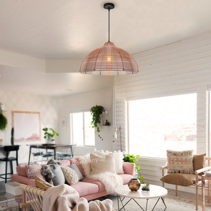 Modern Copper Cage Ceiling Pendant Light M0182 - Free delivery on all orders