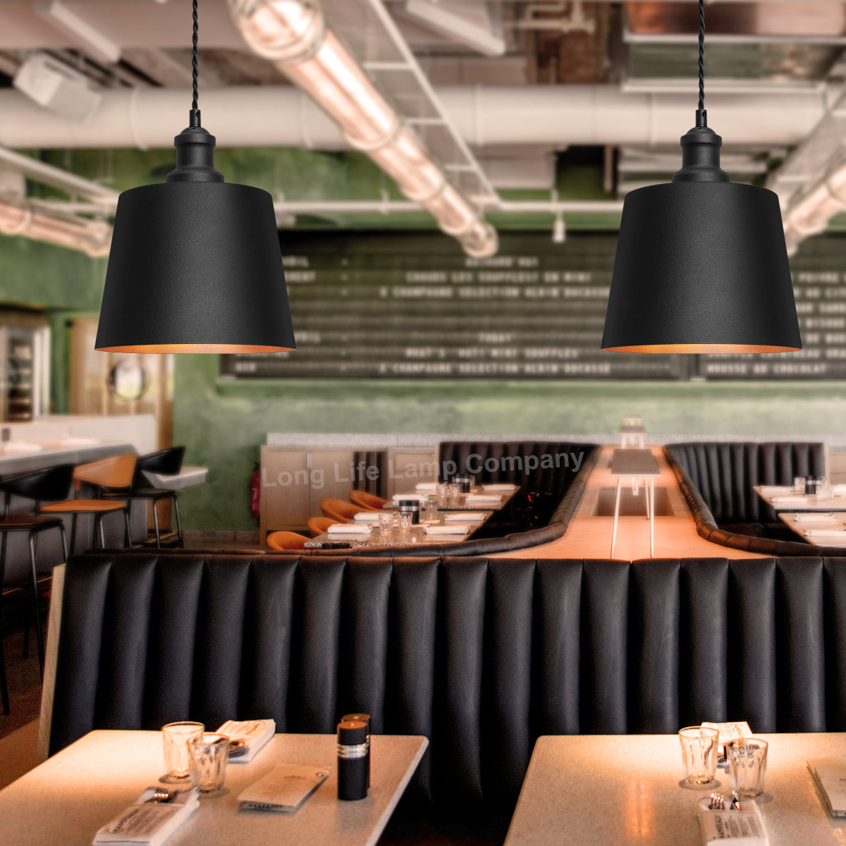 Modern Black Ceiling Pendant Light - Free delivery on all orders