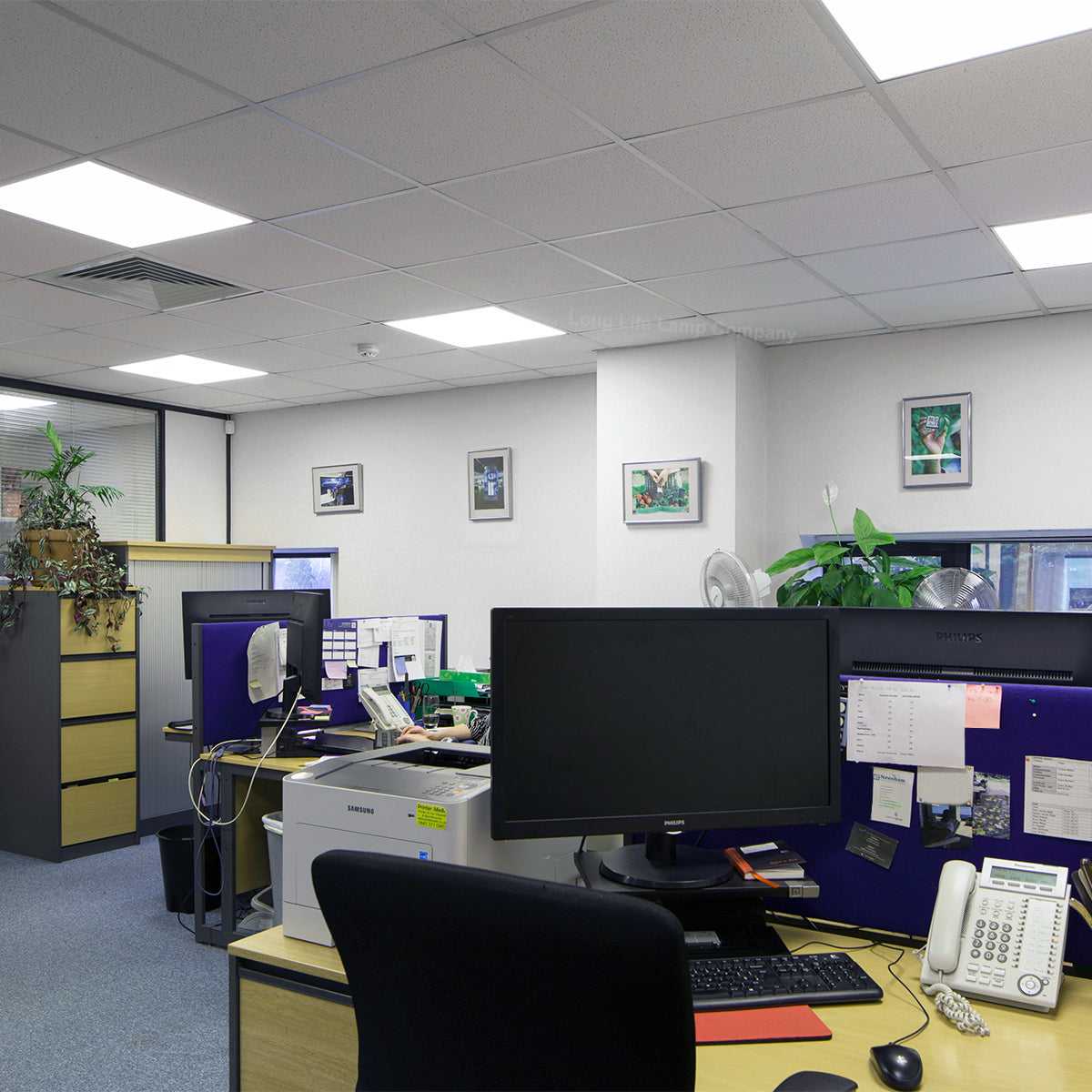 48W Ceiling Suspended Recessed LED Panel Light 600 X 600 Backlit 48W 5000LM