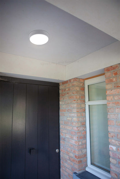 18w LED Flushlight Round Surface Mount with Microwave Sensor remote controlled