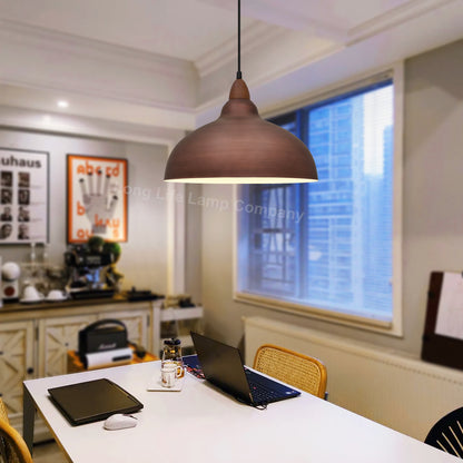Industrial Ceiling Rustic Copper Pendant Light Barn Lamp Shade