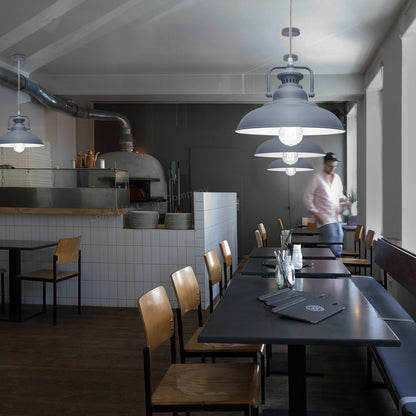 Metal Ceiling Pendant Shade Modern Grey - Free delivery on all orders