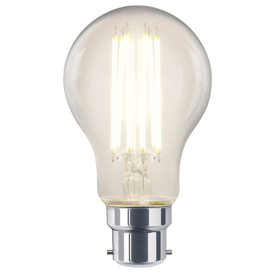 10W 12W LED A60 Filament Light Bulb 4000K B22 Clear Glass 3 or 5 or 10 PACK - Energy Light Bulbs - Free delivery on all orders