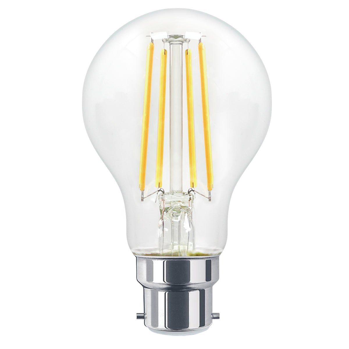 10W 12W LED A60 Filament Light Bulb 4000K Dimmable B22 Clear Glass 3 or 5 or 10 PACK - Energy Light Bulbs - Free delivery on all orders