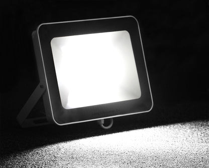 10w, 30w, 50w Compact Outdoor LED Flood Light White Body 6000k Super Bright - Free delivery on all orders