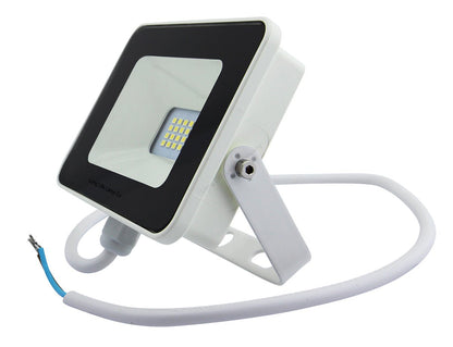 10w, 30w, 50w Compact Outdoor LED Flood Light White Body 6000k Super Bright - Free delivery on all orders