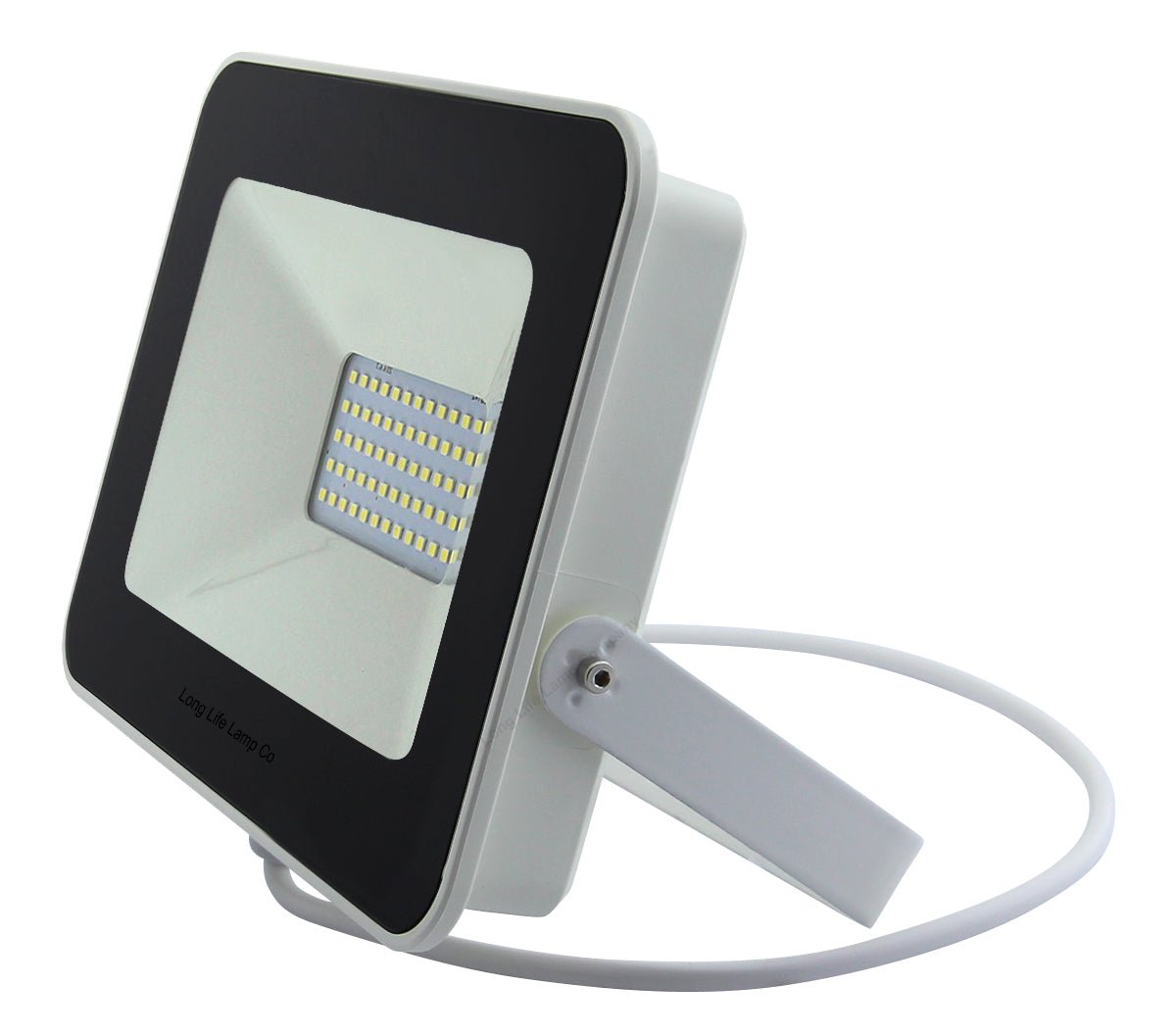 10w, 30w, 50w Compact Outdoor LED Flood Light White Body 6000k Super Bright - Free delivery on all orders