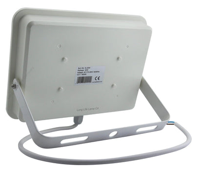 10w, 30w, 50w Compact Outdoor LED Flood Light White Body 6000k Super Bright - Free delivery on all orders
