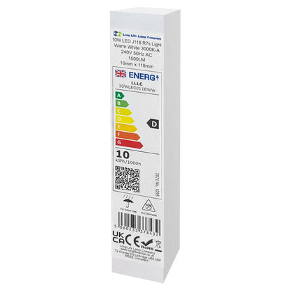 10W J118 R7s SMD LED Light Bulb Warm White or Cool White - Free delivery on all orders