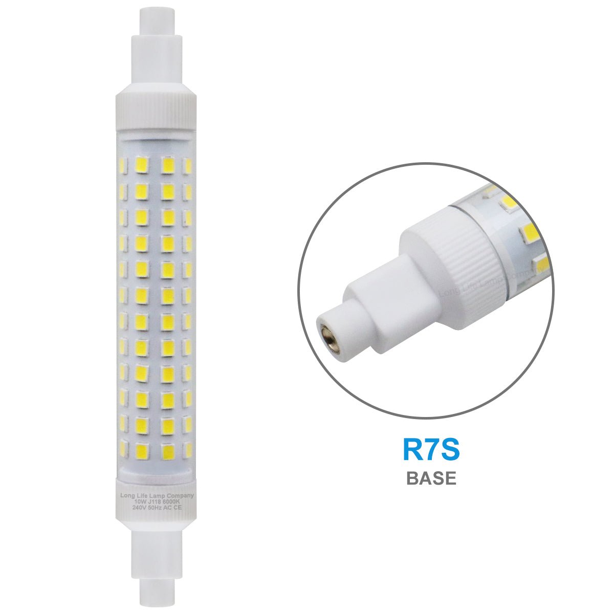 10W J118 R7s SMD LED Light Bulb Warm White or Cool White - Free delivery on all orders